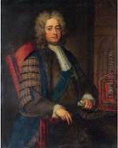 Portrait Of Robert Walpole, 1st Earl Of Orford, First Lord Of The Treasury (1676-1745)
