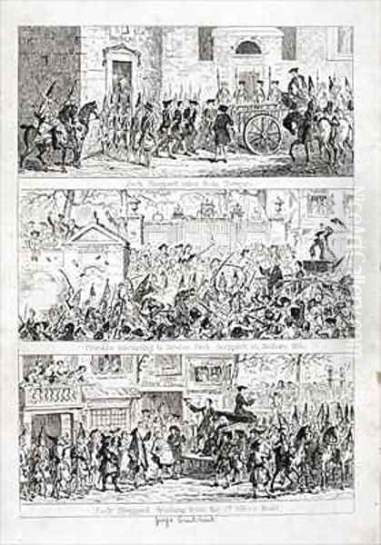 Jacks journey from Newgate to Tyburn - view 1