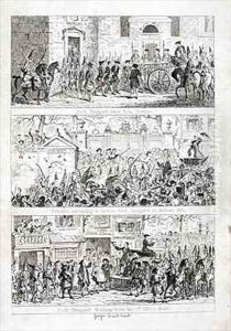 Jacks journey from Newgate to Tyburn by George Cruikshank I