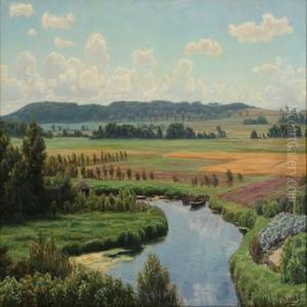 Summer Day At Thesus Stream - view 1