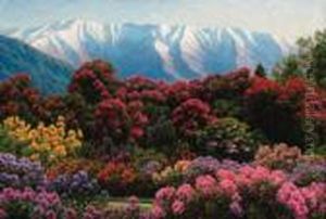 A Rhododendron Garden Near Lake Como