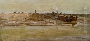 Hollandische Dunenlandschaft by Eugene Jettel