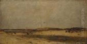Sand Dunes In Holland by Eugene Jettel