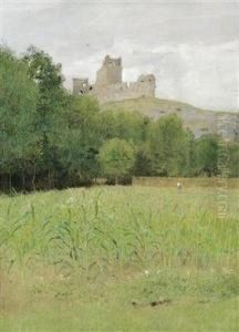 Ruine Staatz by Eugene Jettel