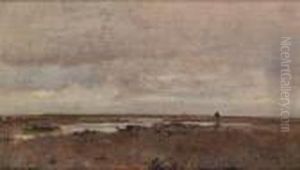 Hollandische Landschaft by Eugene Jettel