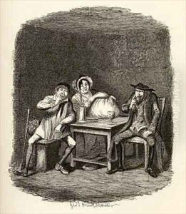 The Jew and Morris Bolter begin to understand each other by George Cruikshank I