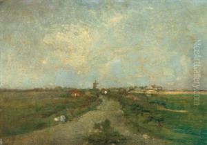 Hollandische Landschaft by Eugene Jettel