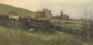 A Normandy Landscape by Eugene Jettel