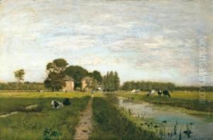Auf Der Weide by Eugene Jettel