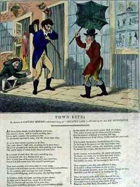 Town Life In Answer to Captain Morriss Celebrated Song of Country Life - view 1