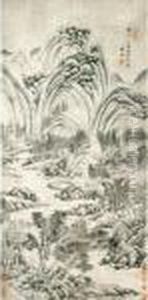 Landscape After Dong Yuan (10th Century) by Wang Jian