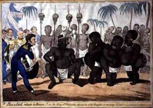 Puzzled Which to Choose or The King of Tombuctoo Offering one of his Daughters in Marriage to Captain Puzzled Which to Choose or The King of Tombuctoo Offering one of his Daughters in Marriage to Captain