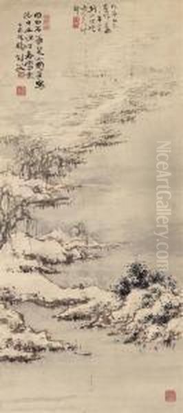 Fishing Boat In Snow - view 1