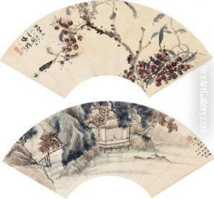 Flowers Landscape by Gao Jianfu