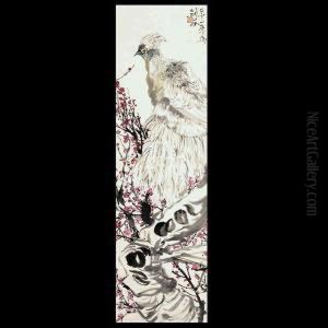 Peacock Hanging Scroll