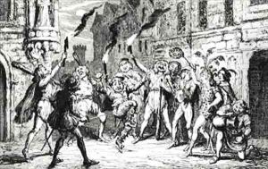 The Revellers by George Cruikshank I