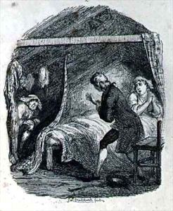 Square discovered in Molly Seagrims apartment by George Cruikshank I