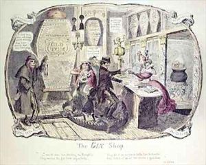 The Gin Shop by George Cruikshank I