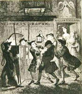 Jack Sheppard tricking Shotbolt the Gaoler by George Cruikshank I