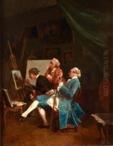 El Estudio Del Pintor by Luis Jimenez Y Aranda