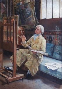 The Artist by Luis Jimenez Y Aranda