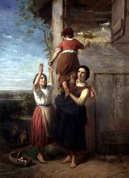 Gathering the Eggs, 1862 - view 1