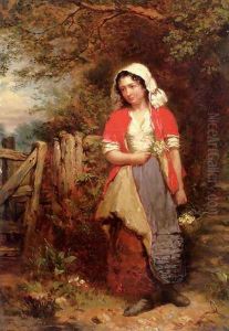 The Primrose Gatherer by Henry Campotosto