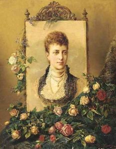 A portrait of Princess Alexandra by Henry Campotosto
