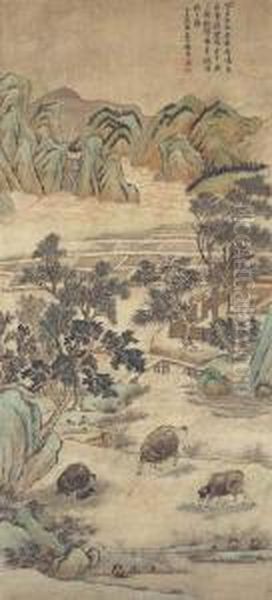 Herding In The Country Side - view 1