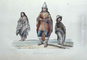 Costume of the people of Chile, from 'Voyage Pittoresque Autour du Monde', 1822 by Ludwig (Louis) Choris