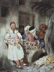 An Alley in Constantinople by Charles Emile Callande de Champmartin