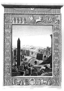 Frontispiece to Volume 1 of the `Description of Egypt` by Cecile