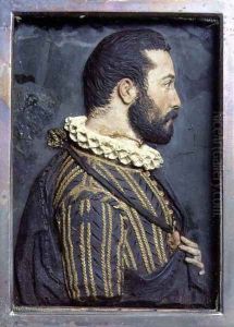 Portrait Relief of Francis I, King of France (1494-1547) by Benvenuto Cellini