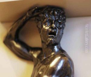 Satyr [detail] by Benvenuto Cellini