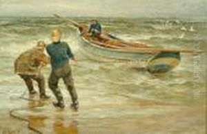 Putting Out To Sea by Robert Jobling