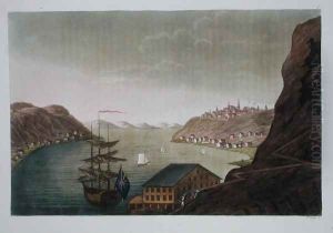 Quebec and the St. Lawrence River, plate 4 from 'Le Costume Ancien et Moderne', Volume 1 by Felice Campi
