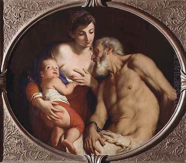 Roman Charity (Cimon and Pero), c.1690-1700 - view 1