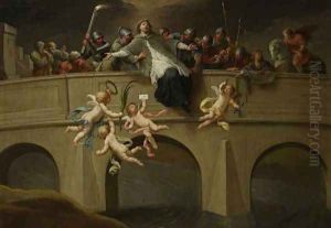 Martyrdom of St. John Nepomucen by Szymon Czechowicz