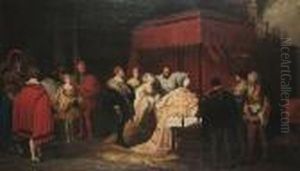 Francis After His Defeat At Pavia by Tony Johannot