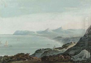View of Killiney Bay, Bray Head and the mountains of Co. Wicklow from the Hill of Dalkey by John Henry Campbell