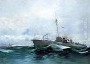 A French Battleship by Arvid Johansson