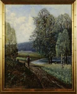 Solig Sommardag by Carl August Johansson