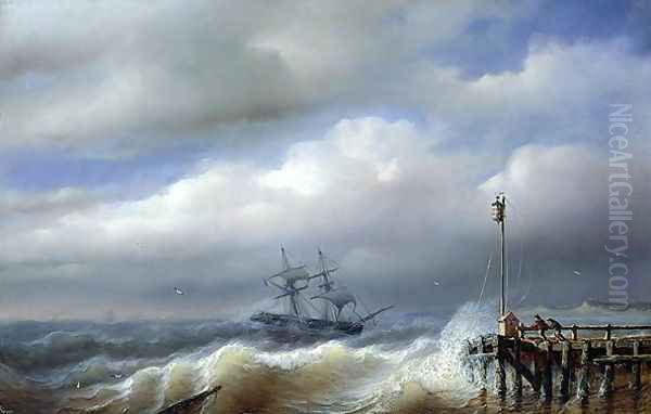 Rough Sea in Stormy Weather, 1846 - view 1