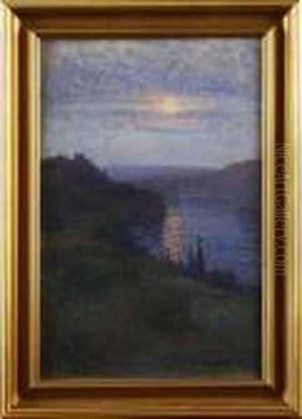 Norrlandsk Landskapsvy Med Vatten - Mansken - view 1