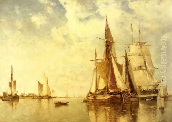 Shipping on the Scheldt - view 1