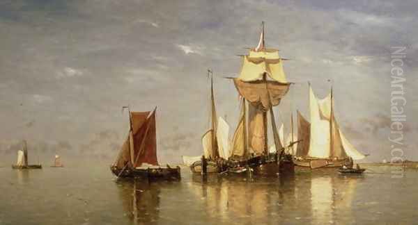 Calm on the Scheldt, 1867 - view 1
