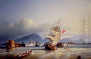 The Port of Leith by Paul-Jean Clays