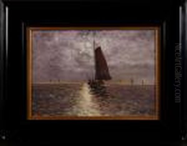 Kustbild Med Segelbat - view 1