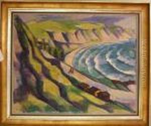Backar Mot Havet, Kaseberga 1927. Proveniens: Olof Sager. by Johan Johansson