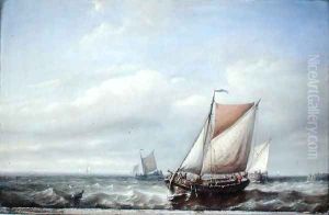 Still Sea in Fine Weather by Paul-Jean Clays